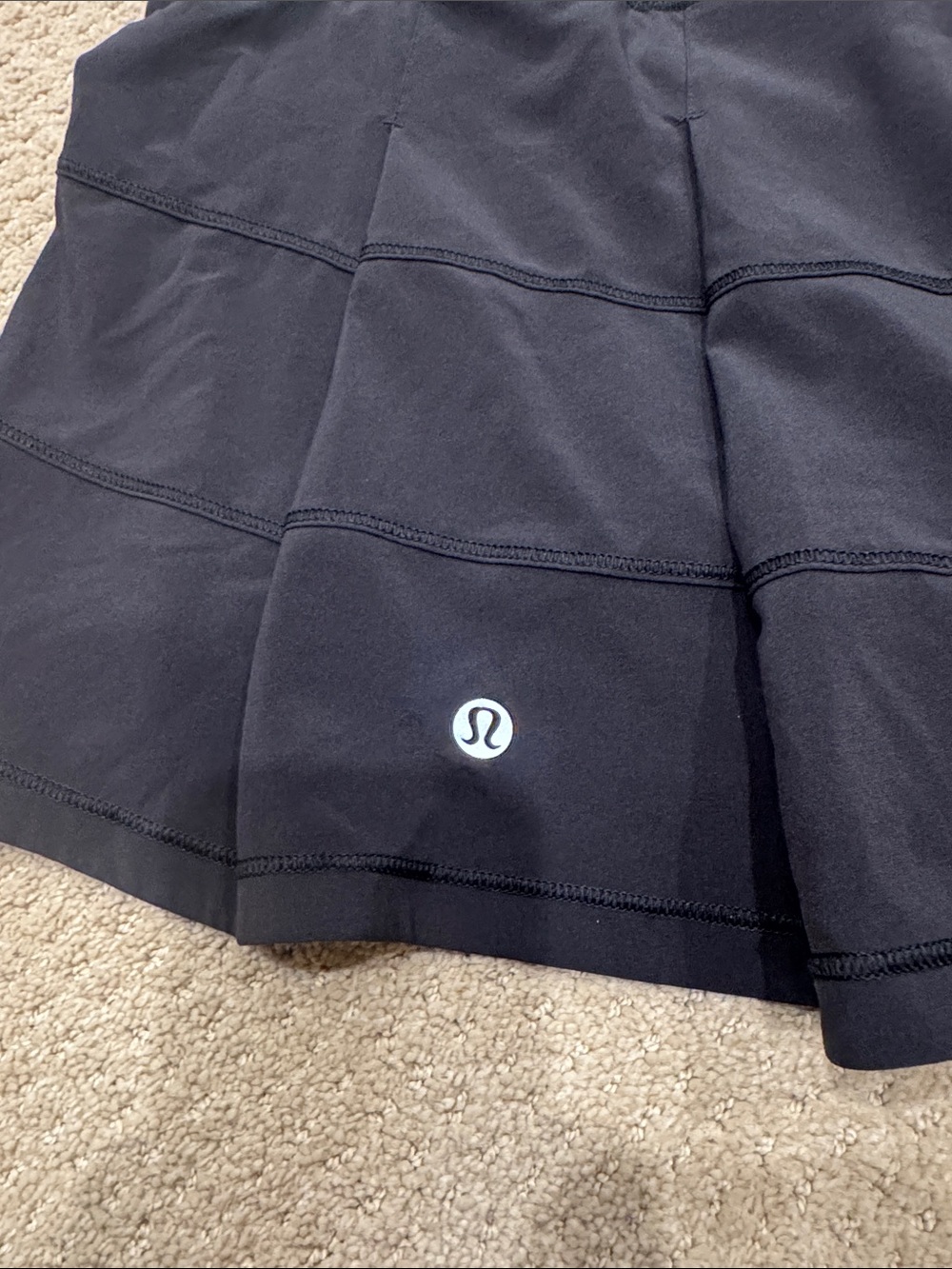 lululemon athletica Black Performance Skort with Built-In Liner - Picture 3 of 3